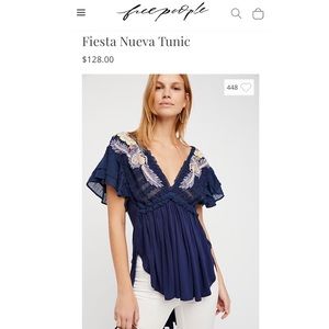 Free People Fiesta Nueva Tunic - Size S (NWT)